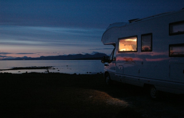 Sunset over the Inner Sound